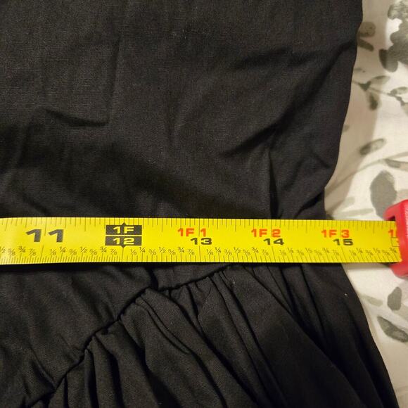 Shein Sxy Bae black Backless dress with bow and Flare sz Lg dark feminine Matrix - Picture 6 of 11